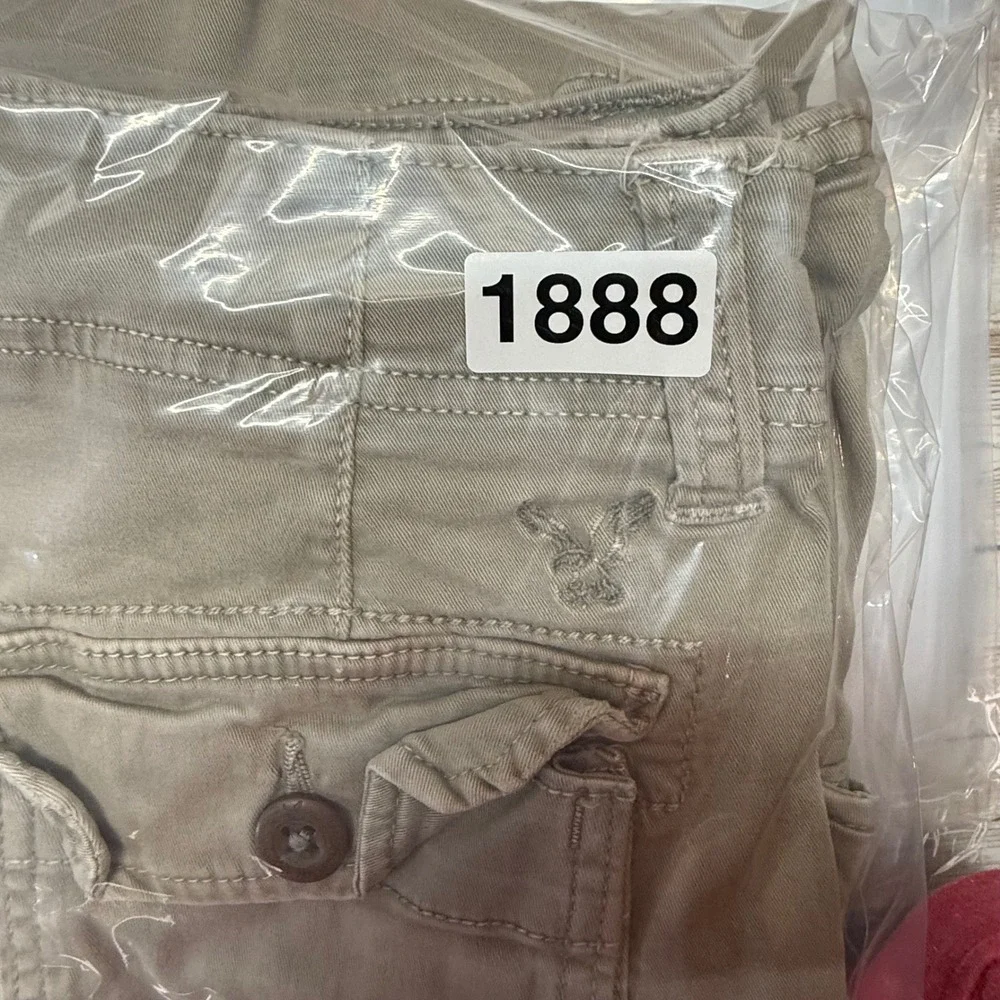 American Eagle Cargo Shorts Mens 28 Khaki Tan Extreme Flex Classic Utility 9in